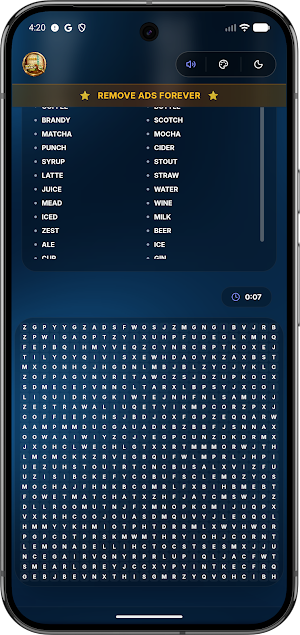 Word Search Explorer Offline Screenshot 1