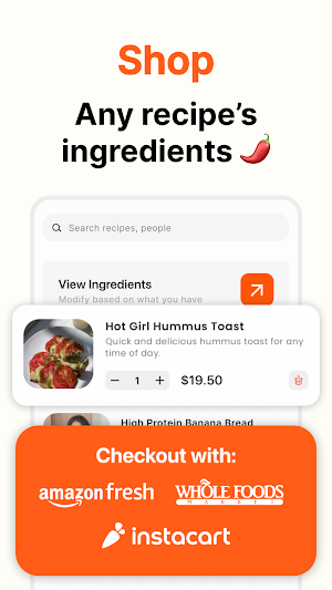Sizzle - Discover, Shop, Cook! Screenshot 1