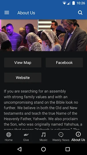 Yahweh's Restoration Ministry Screenshot 2