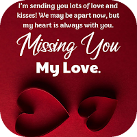 i miss you message for her