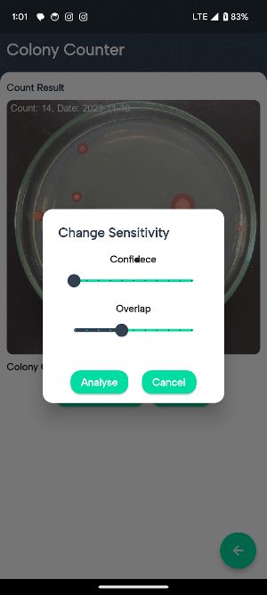 Colony Counter: Bacteria Screenshot 2