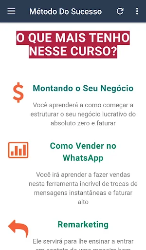 Ganhe Dinheiro Online - Método Do Sucesso Screenshot 2