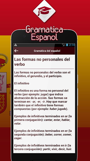 Gramática Del Español Screenshot 2