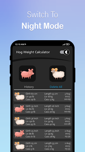Pig Weight Calculator Screenshot 3