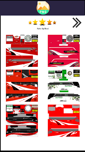 Livery Bussid Agra Mas Screenshot 0