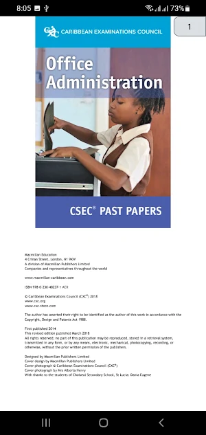 CXC Past Papers (Business) Screenshot 2