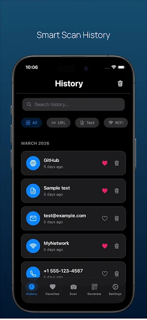 QR Scanner & Generator Screenshot 1
