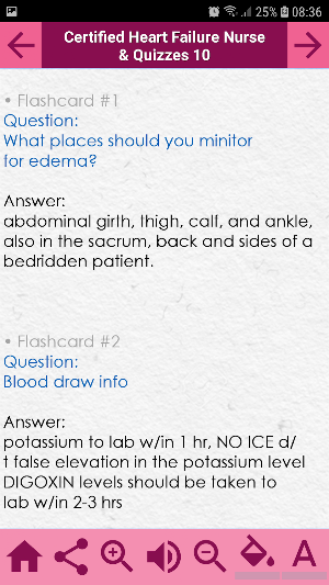 Heart Failure nurses:Exam Review Notes and Quizzes Screenshot 2