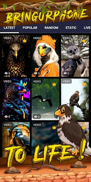 eagle wallpaper Screenshot 1