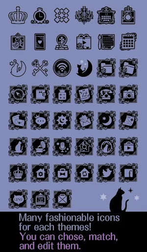 Gothic-Starry Sky, Black Cat- Screenshot 3