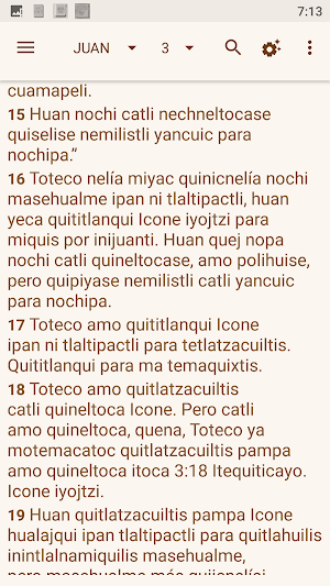 Nahuatl Occidental Bible- west Screenshot 2