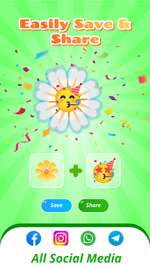Emoji Merge - DIY Icon Mixer Screenshot 3