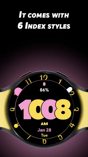 Pixel Eclipse - Watch face Screenshot 3