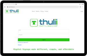 Thulii Digital Signage Screenshot 1