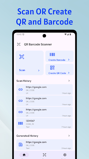 QR & Barcode Reader, Generator Screenshot 0