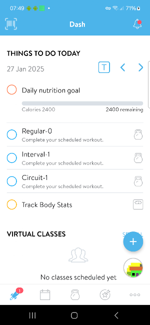 Tashikas Next Level Fitness Screenshot 1