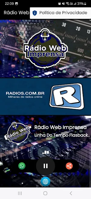 Rádio Web Imprensa Screenshot 0