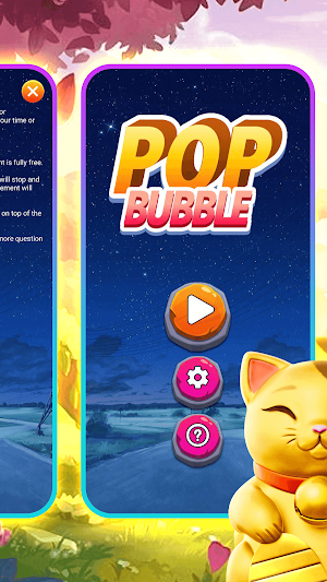 Lucky Neko:pop bubble Screenshot 1