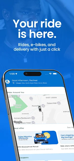 SwiftGo: Request a Ride Screenshot 1