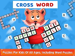 Kids Crossword Puzzles - Word Games For Kids Screenshot 3
