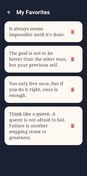 Motivation Quotes Daily Screenshot 1