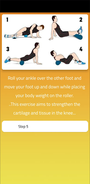 Knee support - strengthening Screenshot 2