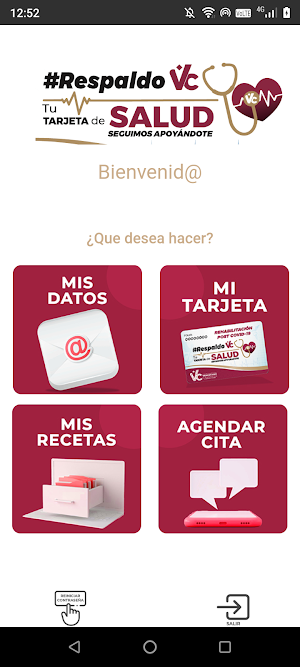 Respaldo VC Tu Tarjeta  Salud Screenshot 1