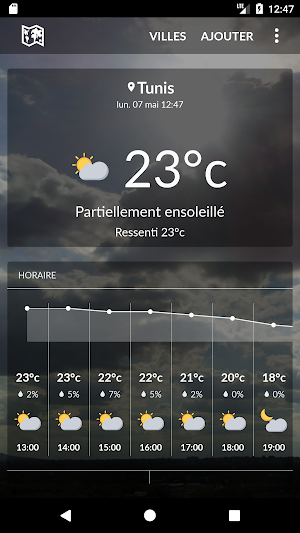 Tunisia weather Screenshot 0