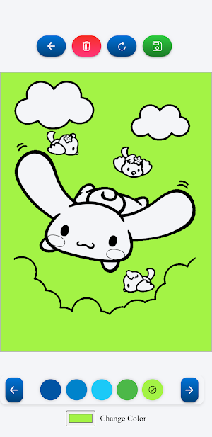 Cinnamoroll Coloring Book Screenshot 1