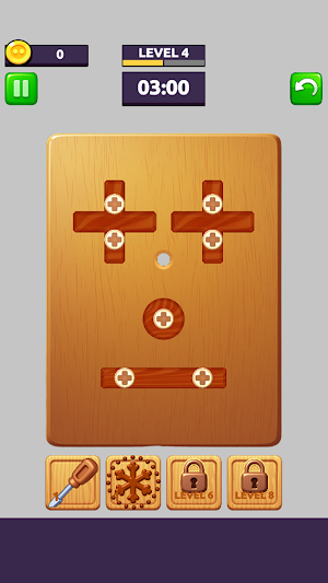 Wood Puzzle: Remove Screws Screenshot 3