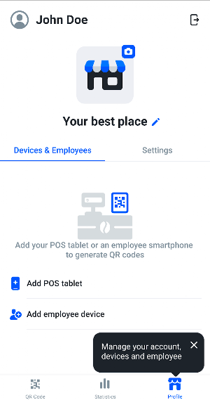 GetDoppio – Loyalty stamp app Screenshot 1