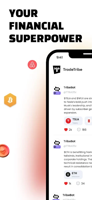 TradeTribe: AI investing Screenshot 0
