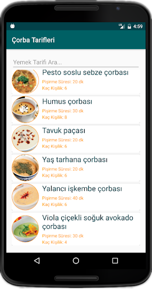 İnternetsiz Çorba Tarifleri Screenshot 3