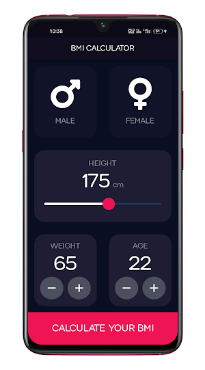 BMI CALCULATOR PRO Screenshot 2