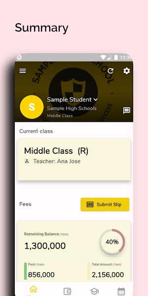 Elshaddai Dodoma Student App Screenshot 2