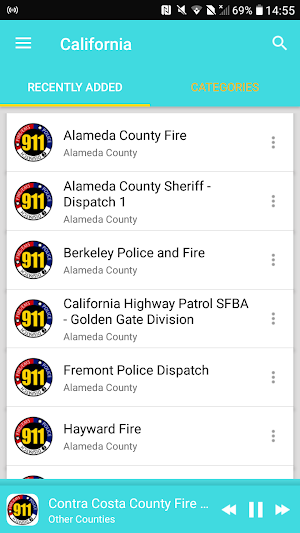 California police, fire and EMS radios Screenshot 1
