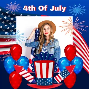 USA Independence Day Frame Screenshot 0