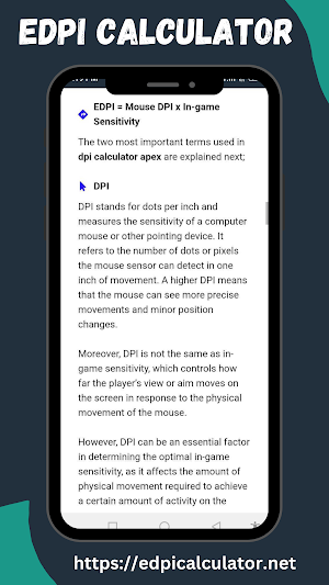 EDPI Calculator Screenshot 2