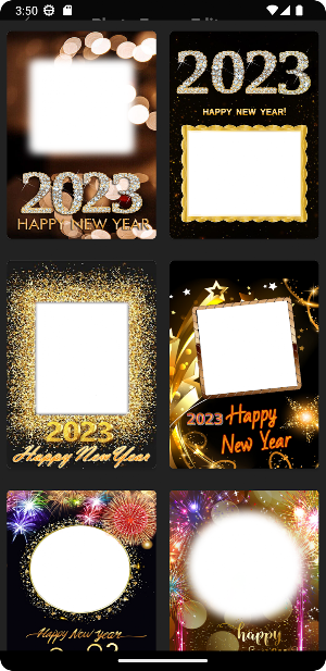 2023 New Year Photo Frame Screenshot 0