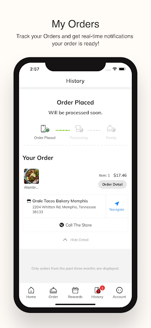 Orale Tacos Bakery Screenshot 2
