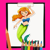 Mermaids Coloring Book