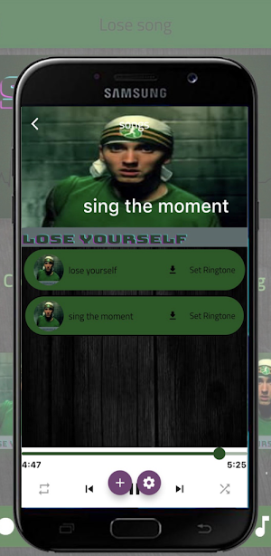 Lose yourself song Screenshot 2