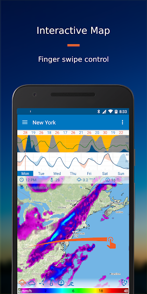 Flowx: Weather Map Forecast Screenshot 0