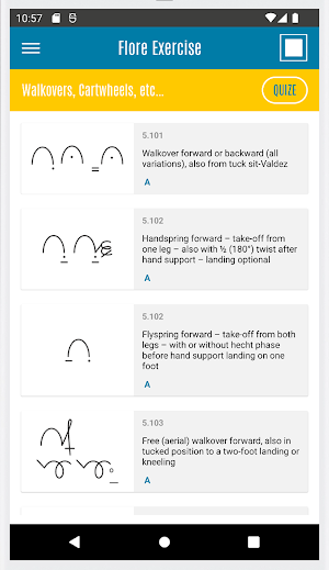 Gymnastics Judging Symbols Screenshot 2