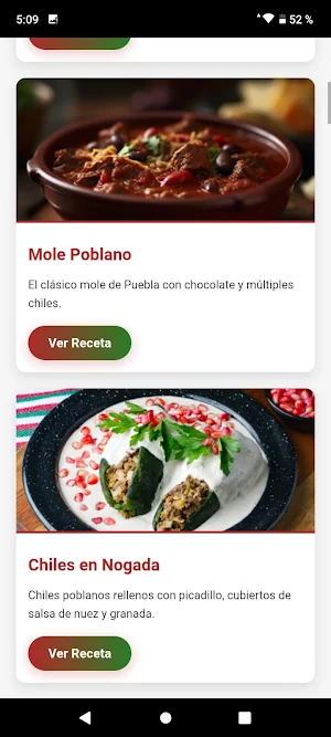 Recetas Mexicanas Screenshot 2