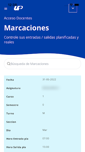 Docentes UP Screenshot 3