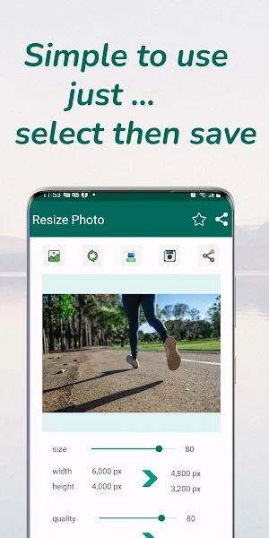 Image Size - Photo Resizer Screenshot 0