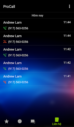ProCall Screenshot 1