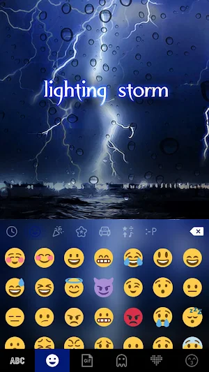 Lightingstorm Keyboard Theme Screenshot 3