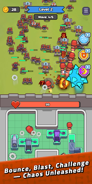 Furious Attack-Merge & Bounce Screenshot 1